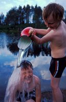 Sol, sommer og bading