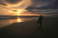 Surfer, Borestranden