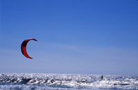 Kiting ved Borestranden