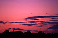Solnedgang, Kvitsy kommune