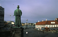 Alexander Kielland ser utover Stavanger