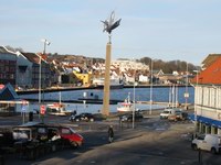 Torget en vinterdag